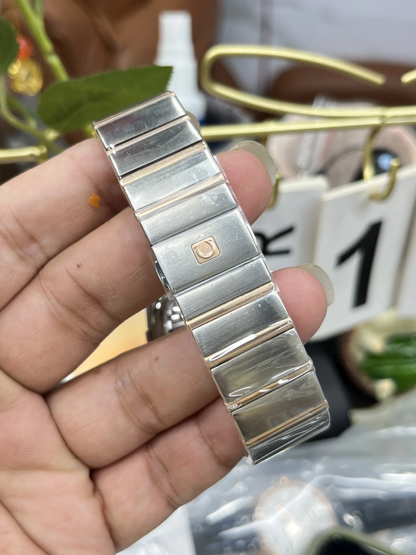 Comfortable CBD Factory Omega Constellation Co-Axial 38mm Two-Tone Sedna Gold Brown Dial (123.20.38.21.13.001) 1:1 Super Clone -DD8500 Movement 309